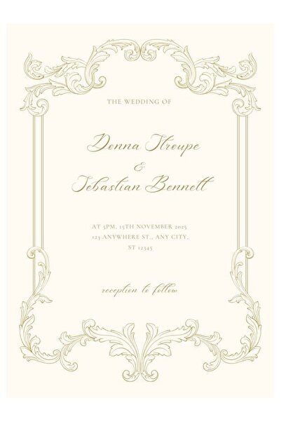 izmirdenet Düğün Davetiyesi 99 Adet Zarfsız Baskı ve Tasarım Dahil! Davetiye ...