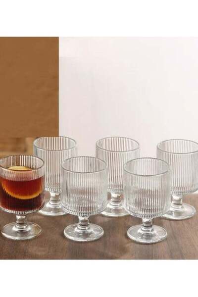 GENERIC4 Set of 6 Pure Glass Juice Glasses
