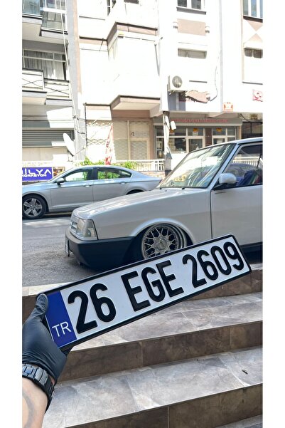 ALBA DEKOR - Mavi Logolu Dekor Kişiye Özel Saç Plaka - Özel Hediye - Kişisel ...