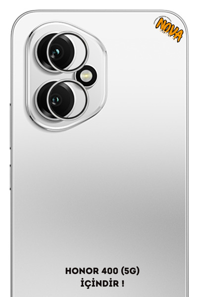 cepmoda واقي عدسة الكاميرا المعدني من HONOR '400' - فضي