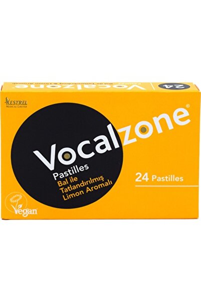 Vocalzone 24 Pastıl Ballı Lımonlu