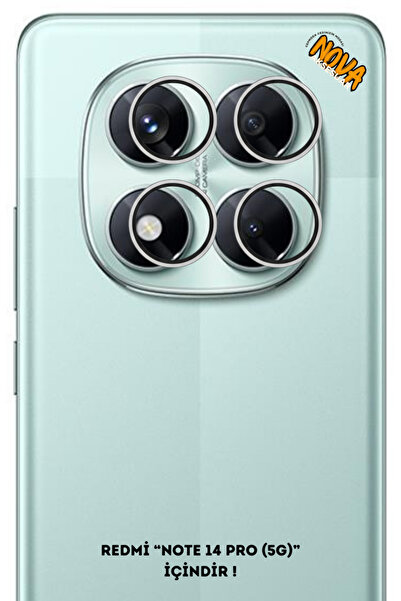 cepmoda واقي عدسة الكاميرا المعدني من شاومي ريدمي 'نوت 14 برو (5G)' - فضي