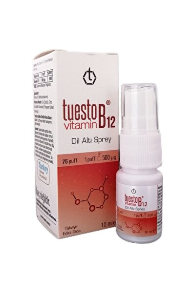 Tuesto Testo Vitamin B12 Sublingual Yetişkin - Dil Altı Spreyi