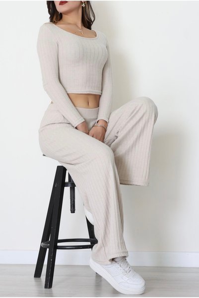 DuRu LiNe 🛍️ Günlük Şıklığın Anahtarı | Interlok Kumaş İkili Takım ✨