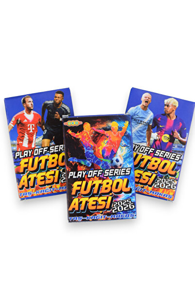 zubi Futbol Ateşi Oyuncu Kartları 3 Kutu - 18 Kart ve 3 Sticker Toplam 21 Parça