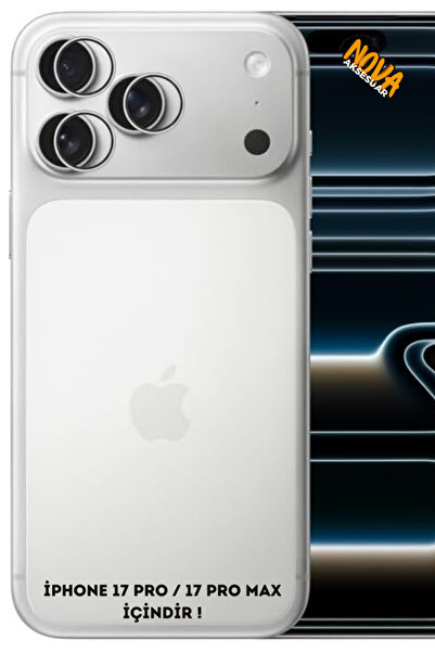 cepmoda iPhone “17 Pro Max” Metal Camera Lens Protective Glass - Gray