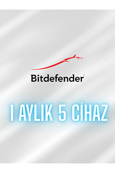 BITDEFENDER 1 Aylık-5 Cihaz Total Security