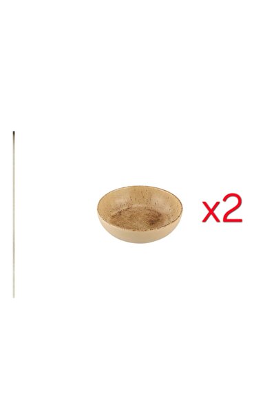 Porland Stoneware Natura 2'li Kase 10cm