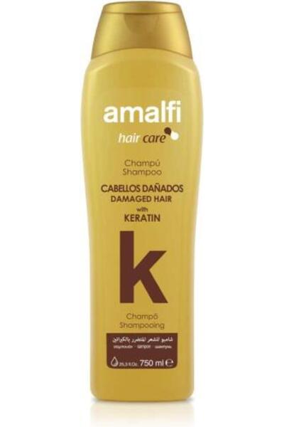 AMALFİ شامبو الكيراتين للشعر التالف من أمالفي، 750 مل