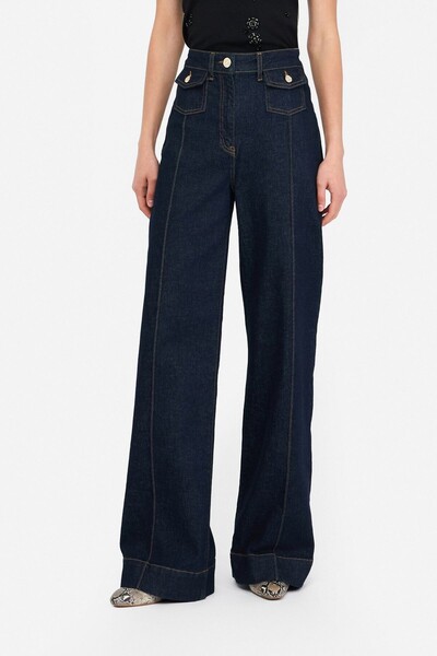 liu.jo Liu Jo Önden Dikişli Flare Jean