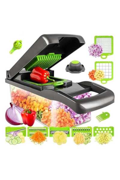 Gerenic Vegetable chopper, potato and fruit slicer, grater, multi-functional ...