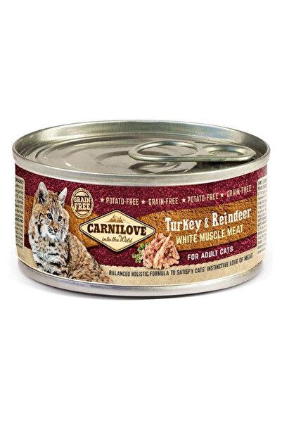 Carnilove Carnilove Wet Food for Adult Cats Turkey & Reindeer 100g
