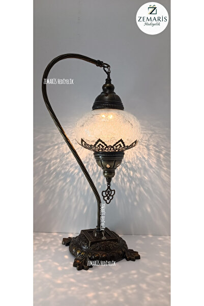 ZEM ARİS HEDİYELİK Şarjlı Masa Lambası/Abajur/Kuğu