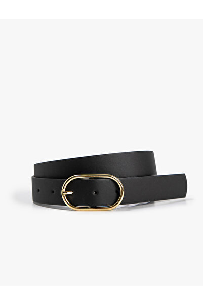 Koton Faux Leather Belt Buckle Detail
