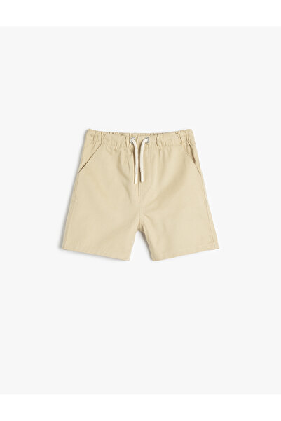 Koton Baby Boy's Yellow Basic Shorts