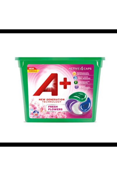 FreshFlowers Detergent capsule A+, FRESH FLOWERS, 38buc/cutie