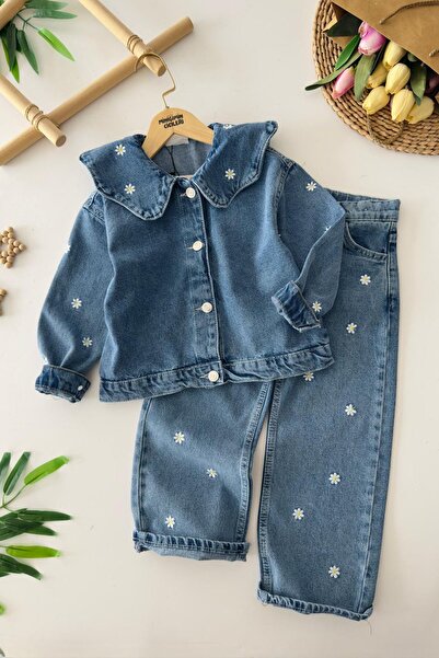 Minigimin Cicileri Miniğimin Cicileri Асиметричен яка Детайл с бродерия с мар...