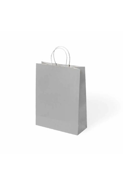 Jenerik Kika Gift Bag with Twist Handle 18X8X24 Silver