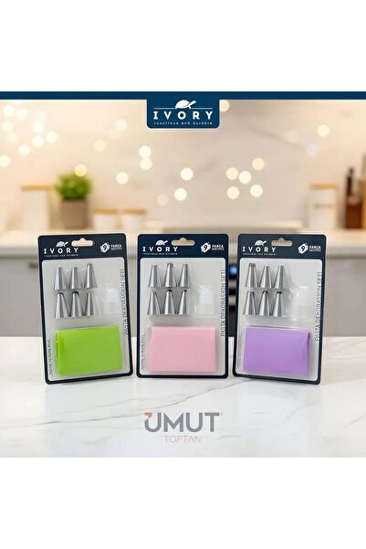 Ivory Pasta Dekorasyon Seti 9 Parça Ivo-pst282