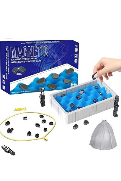 Generic Travel Magnetic Chess Game, Chess Board Set with 5 Kinds of Strong Ma...