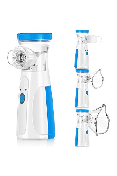 NO BRAND جهاز استنشاق بخاري صغير محمول باليد للبالغين والأطفال. يعمل باستهلاك...