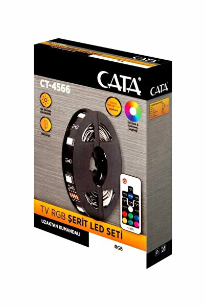Jenerik Cata Rgb Şerit Led Seti Usb Girişli Ct-4566