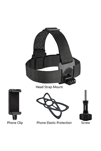 Choice Head Strap Clip Kit Head Mount Strap Mobile Phone Holder with Phone Cl...