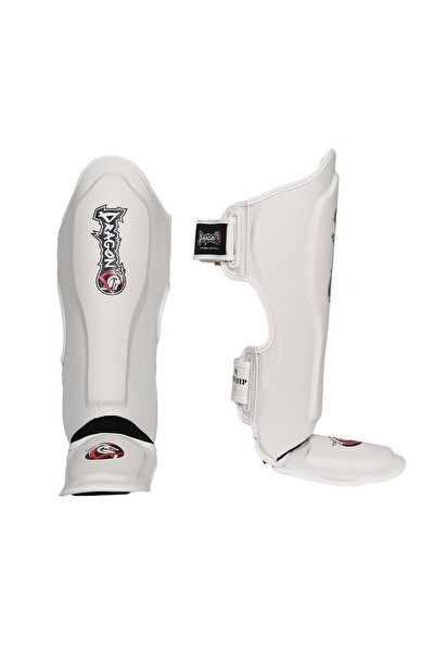 Dragondo 40721-P Muaythai Kick Boks Kaval Ayak Koruyucu Beyaz