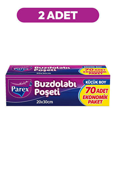 Parex 70’li Buzdolabı Poşeti Küçük Boy 20 x 30 cm İkili Paket