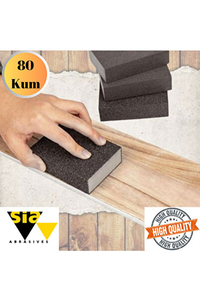 Mobilyap Sia 80 Σφουγγάρι Λειαντεριστικό Εργαλείο για Ξύλινα Έπιπλα, Μεταλλικ...