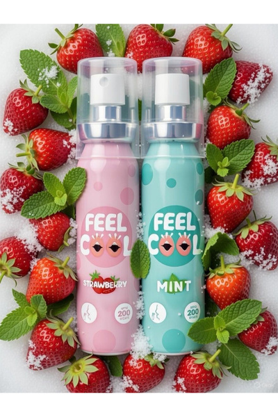 FEEL COOL قطعتان من معطر الجو برائحة النعناع والفراولة - 20 مل