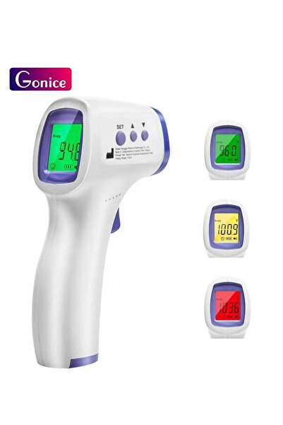 Gonice مقياس حرارة للجبهة، مقياس حرارة رقمي بالأشعة تحت الحمراء، للبالغين وال...