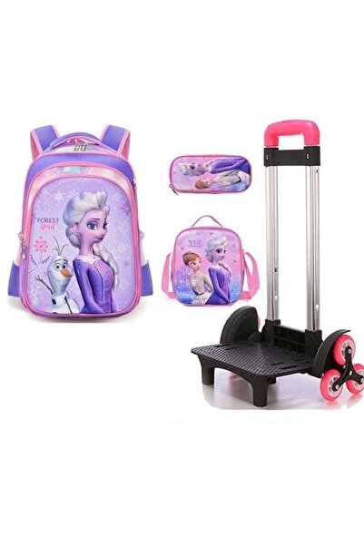 Beauenty 3in1 3D Disney Frozen Printed Backpack