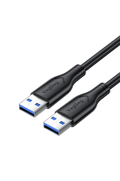 Veggieg USB-A Male to Male Uzatma USB 3.0 Kablo 1.5 Metre