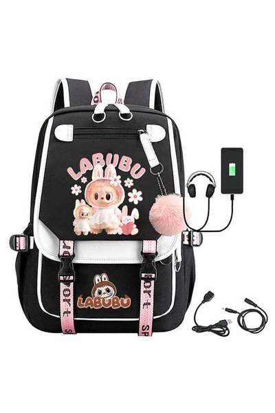 Beauenty Teenage Girls' Backpack Middle School Students Bookbag Outdoor Daypa...