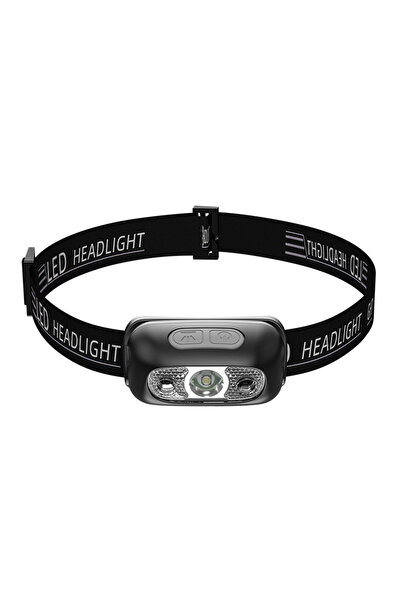 Choice1 gray Rechargeable COB LED USB Headlamp Strong Magnetic Powerful Headl...