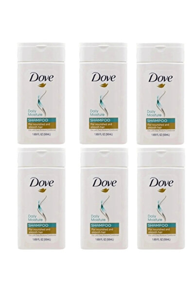 Dove (Dove) 6 pieces of Dove Daily Moisturizing Shampoo 50ml