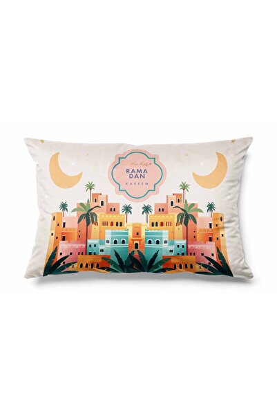 Pilloveland Rectangular Cushion Cover Double Sided Printed - Ramazan Palm