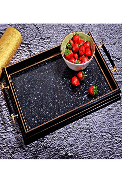 Kosova صينية فاخرة لامعة 50 × 31 سم