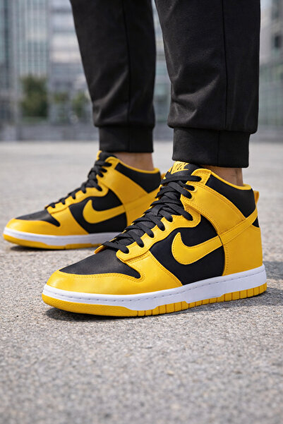 Nike Dunk High Yellow Limited Sneaker Shoes (Narrow Fit, Get 1 Size up)