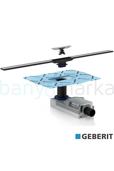 Geberit CleanLine20 Duş Kanalı 60 cm Paslanmaz Çelik - Paslanmaz Kenar (Sifon...