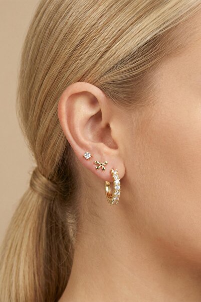 Rays Moon-Star Figured Multiple Earring Set 0115