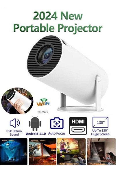 Bukela Mini Portable Projector 5G Wifi 6 BT 5.0 Android 11