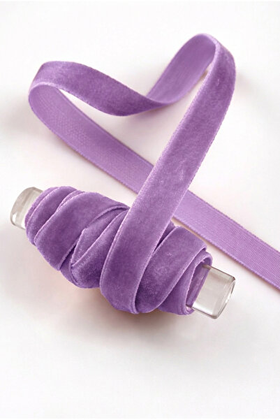 ZEYMERADE Lilac Velvet Ribbon 1cm 5m, Bride, Bohça, Engagement, Dowry, Weddin...