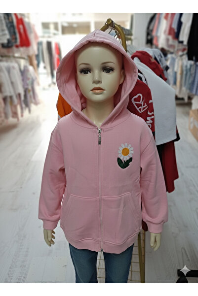 KAYAKİDS Female Child Cardigan Transitional Cardigan Zipper Cardigan