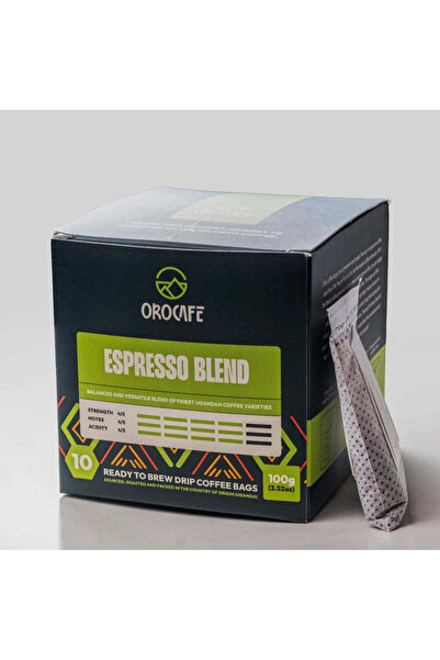Orocafe Espresso Coffee Drip Bags 10x 100g – Aromatic Single Serve Esspresso ...