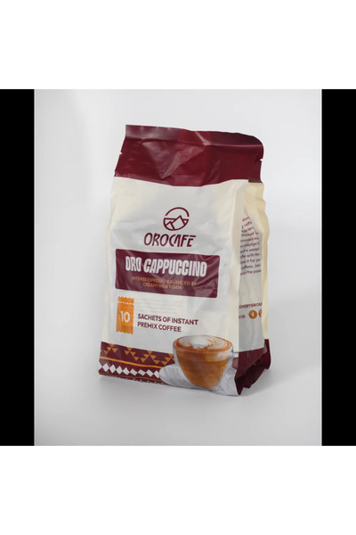 Orocafe Cappuccino Coffee Premix 10 Sachets 180g – Creamy Instant Cappuccino ...
