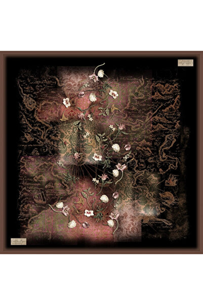 LA BOUTIQUE وشاح خريفي 2482-04 90×90