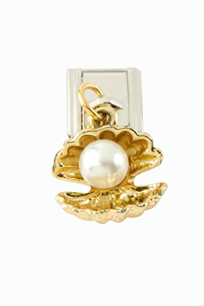 Marsilyan Steel Charm with Oyster Pearl Salad