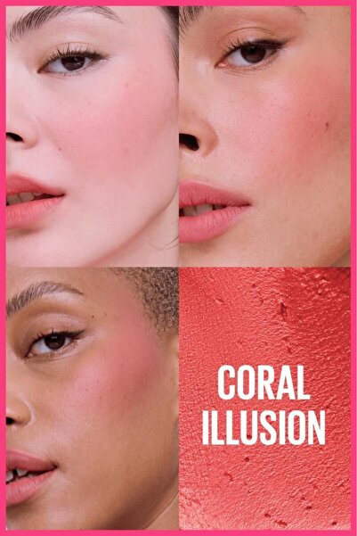 Maybelline New York Cloudtopia Köpük Dokulu Mat Allık & Ruj 05 Coral Illusion